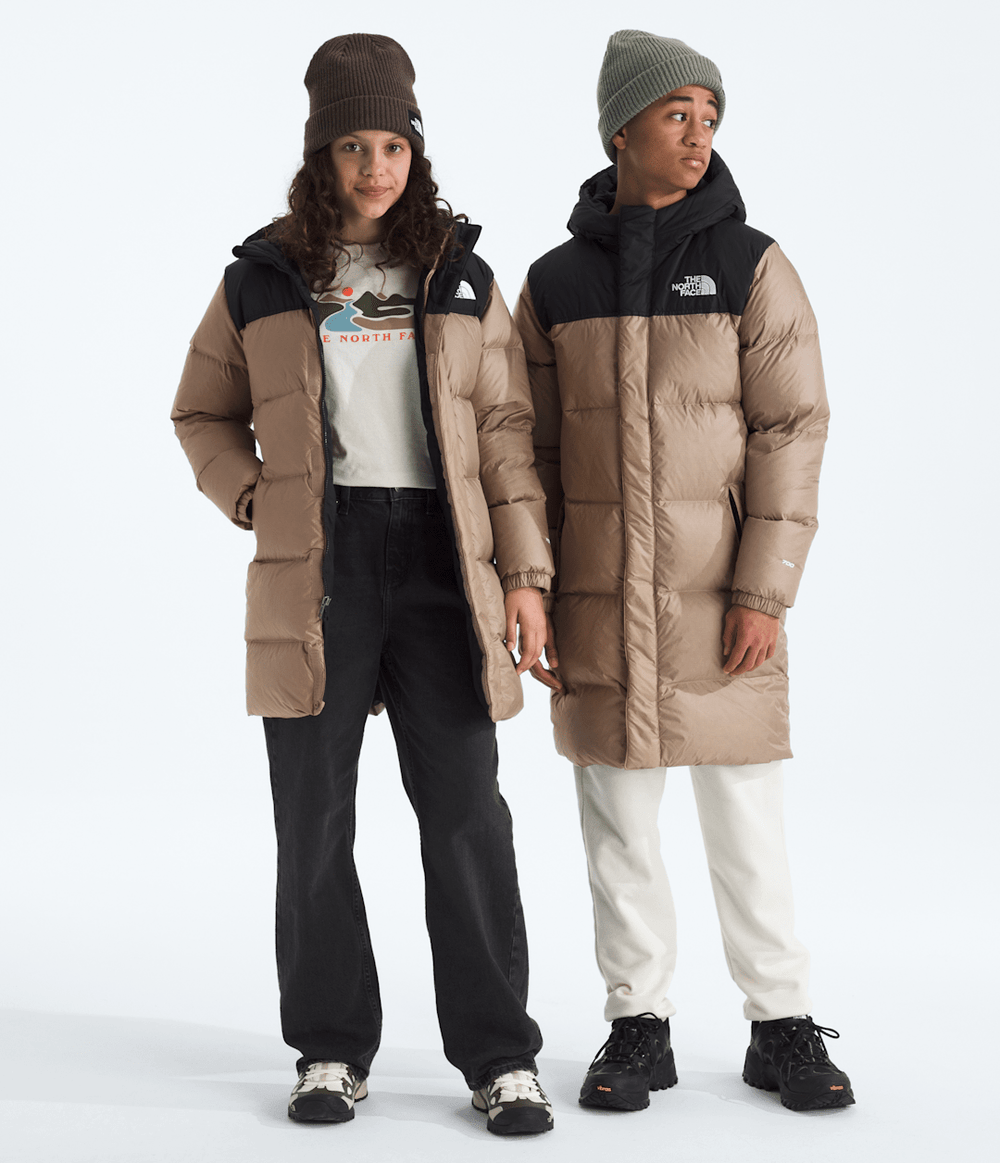 Boys’ & Girls’ Nuptse Long Parka / The North Face