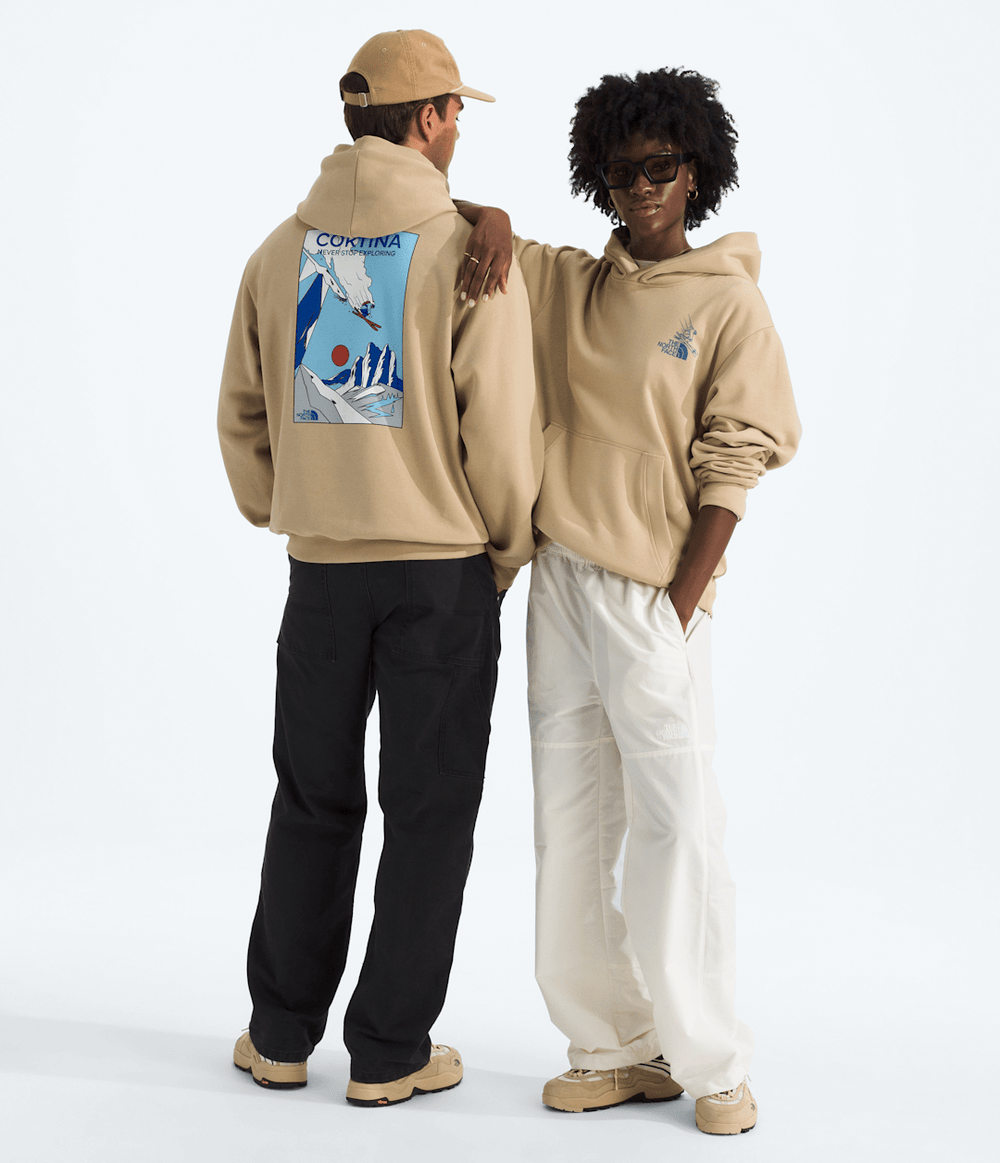 Unisex Mountain Celebration Relaxed Hoodie—Graphic / The North Face
