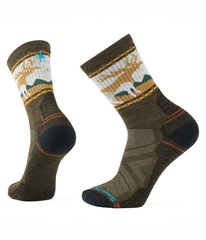 TNF X Smartwool HiKE Light Cushion Mountain Moose Crew Socks / The North Face
