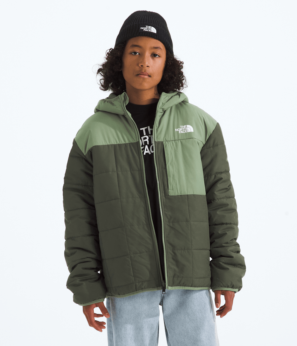 Boys’ Reversible Shasta Full-Zip Hooded Jacket / The North Face
