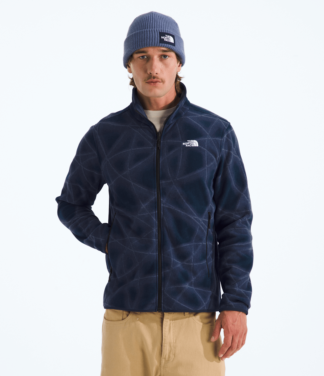 Men’s Glacier Fleece Jacket—Print / The North Face