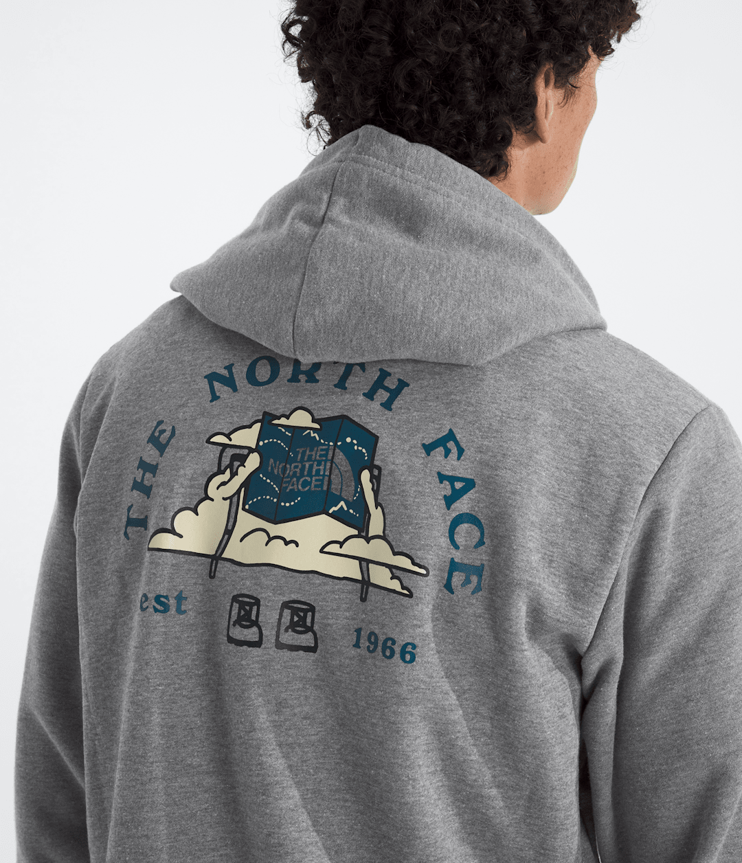 Men’s Evolution Travel-Cloud Hoodie—Graphic / The North Face