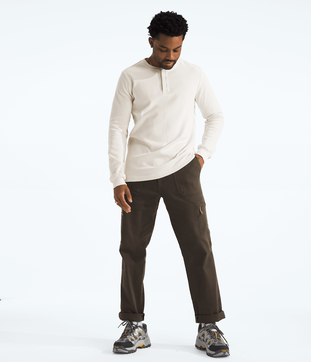 Men’s Waffle Long-Sleeve Henley / The North Face