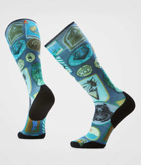 TNF X Smartwool Ski Targeted Cushion Explorer Print OTC Socks / The North Face