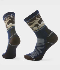 TNF X Smartwool HiKE Light Cushion Mountain Moose Crew Socks / The North Face