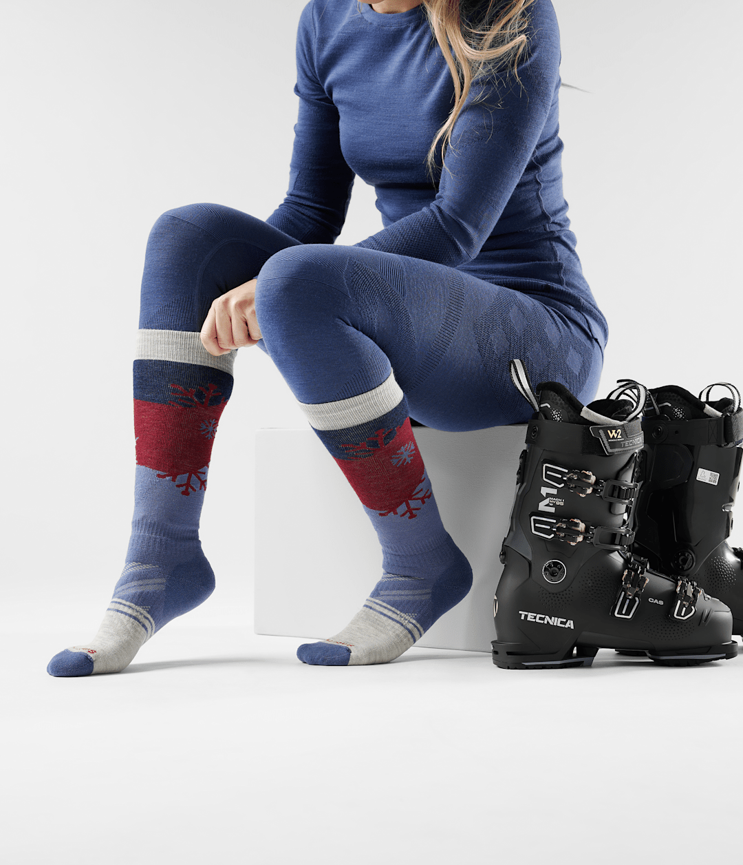 TNF X Smartwool Women's Ski Full Cushion Snowpocalypse OTC Socks / The North Face