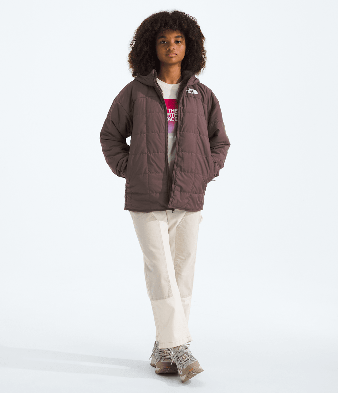 Girls’ Reversible Shasta Short Parka / The North Face