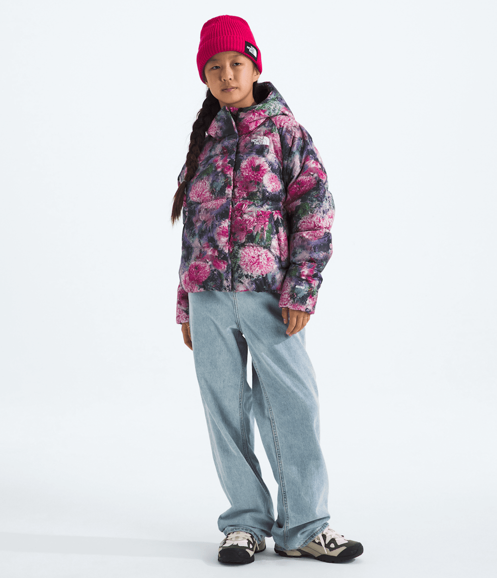 Girls’ North Down Hooded Jacket—Print / The North Face
