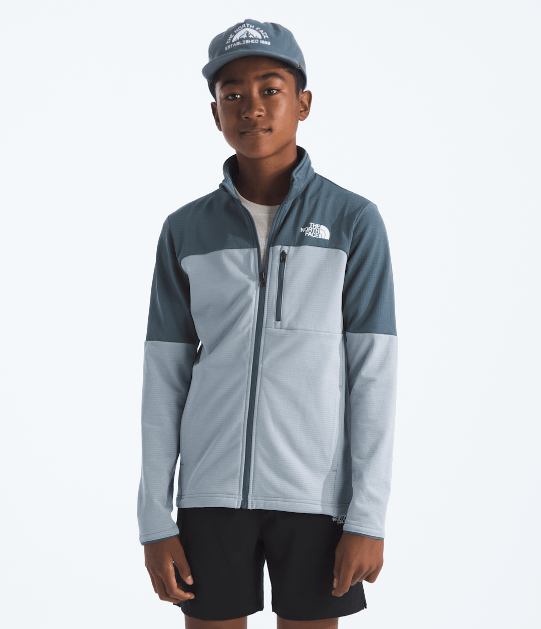 Boys’ & Girls’ Hike Mid Layer Full-Zip / The North Face