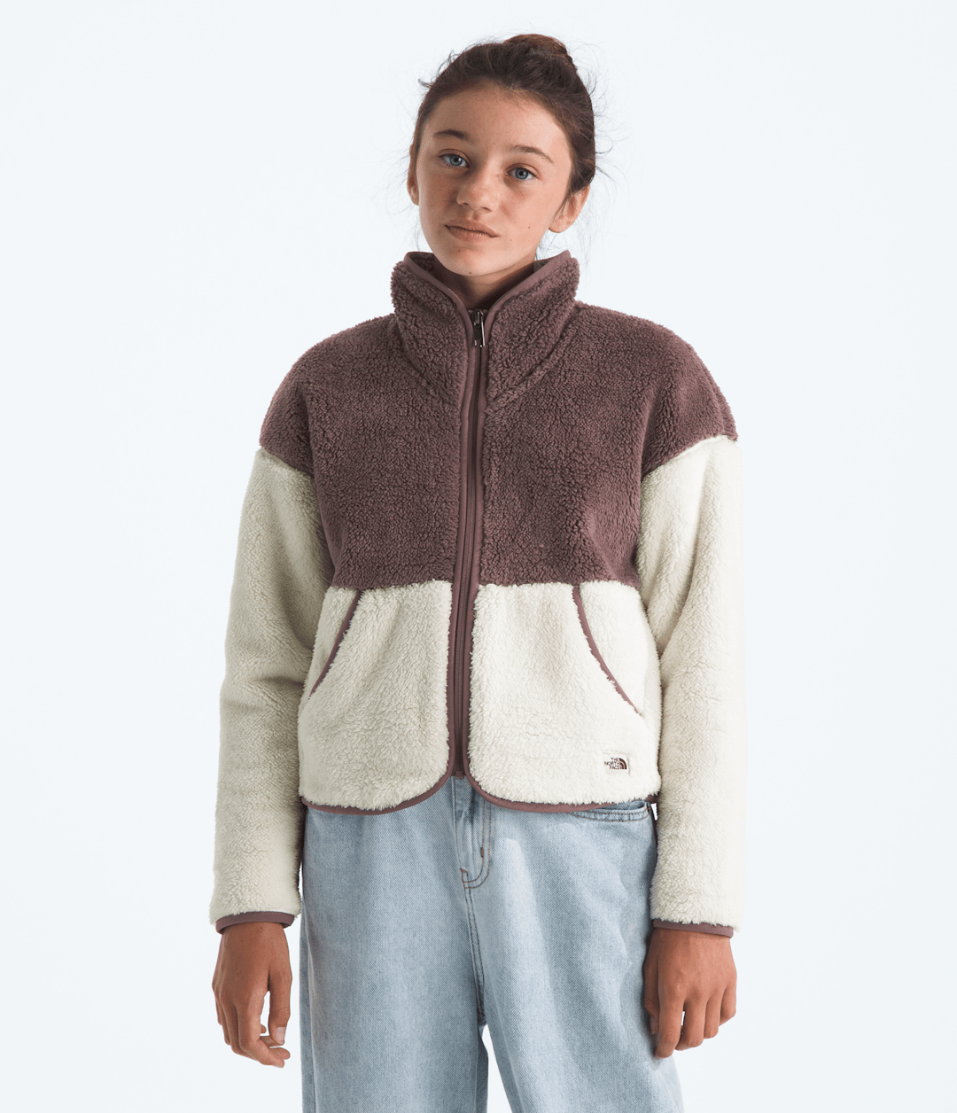 Girls’ Cabin Fleece Full-Zip Jacket / The North Face
