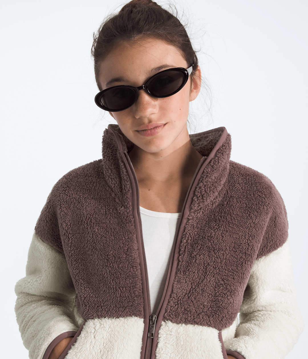 Girls’ Cabin Fleece Full-Zip Jacket / The North Face