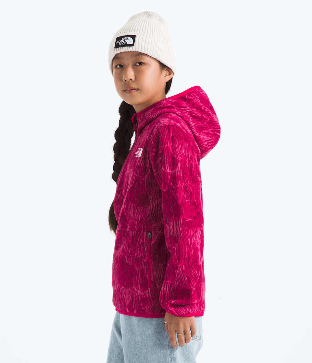 Boys’ & Girls’ Glacier Full-Zip Hoodie—Print / The North Face
