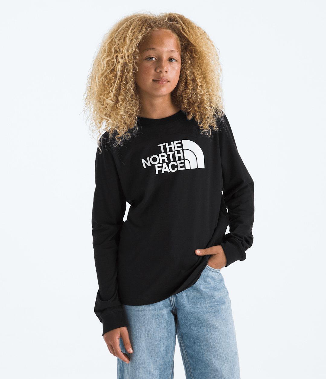 Boys’ & Girls’ Evolution Half Dome Long-Sleeve Tee / The North Face