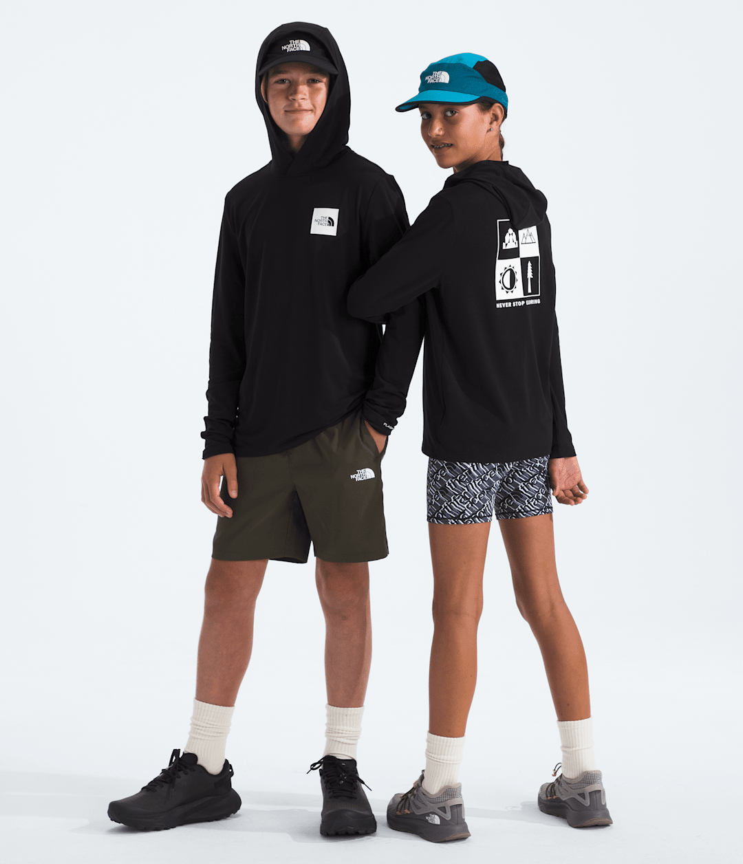 Boys’ & Girls’ Adventure Long-Sleeve Hoodie—Graphic / The North Face