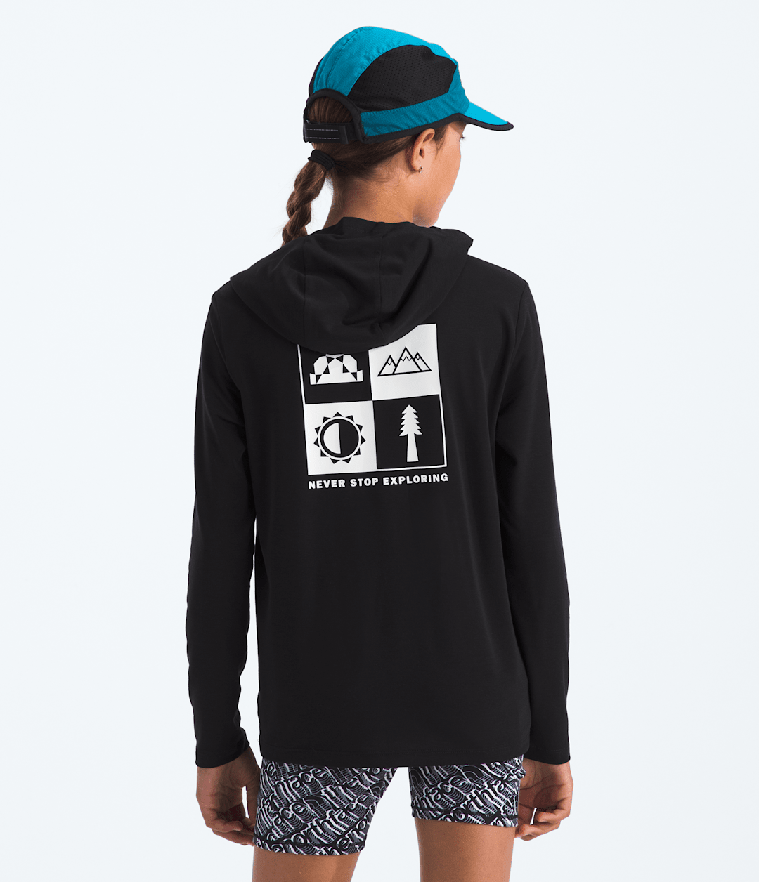 Boys’ & Girls’ Adventure Long-Sleeve Hoodie—Graphic / The North Face