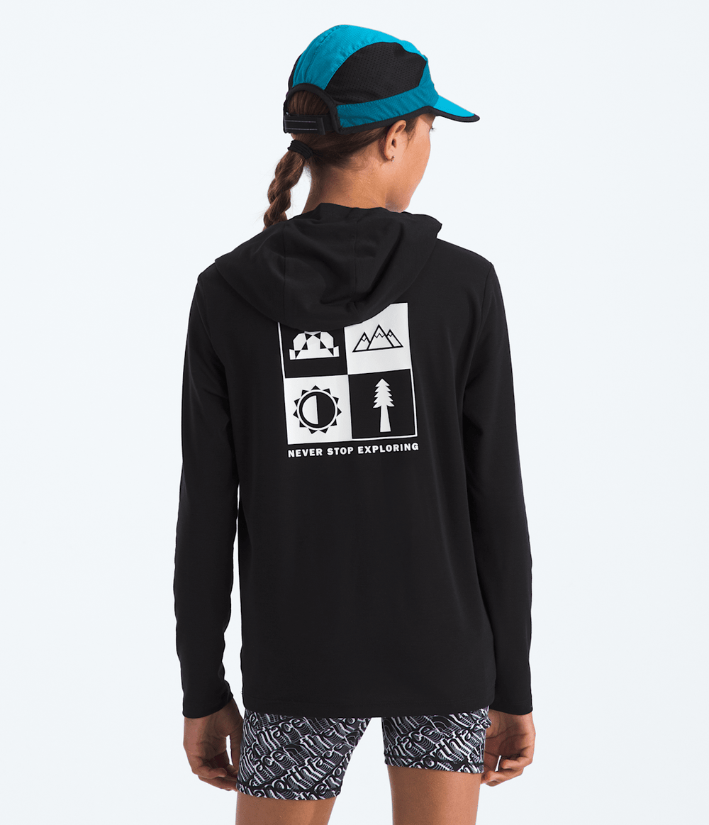 Boys’ & Girls’ Adventure Long-Sleeve Hoodie—Graphic / The North Face