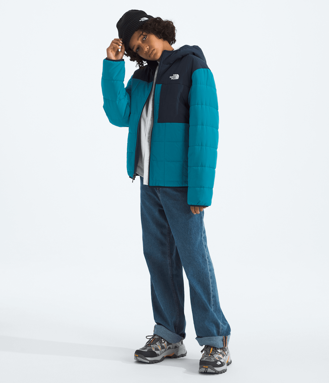 Boys’ Reversible Shasta Full-Zip Hooded Jacket / The North Face