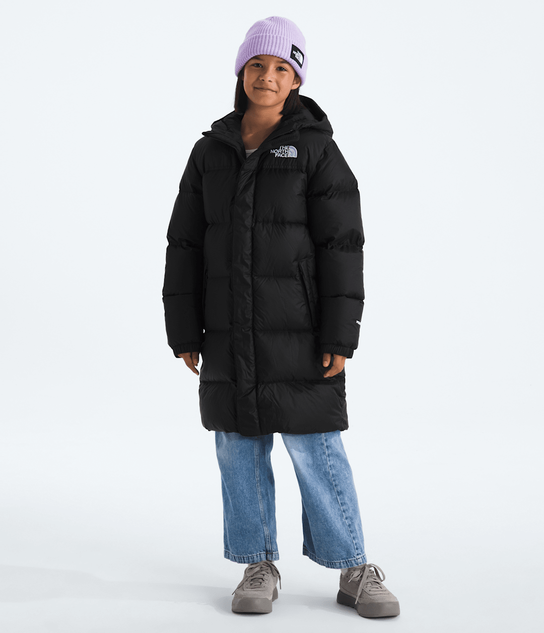 Boys’ & Girls’ Nuptse Long Parka / The North Face