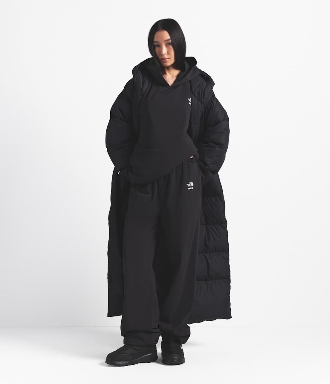 The North Face X SKIMS Women's Nuptse Wrap Parka / The North Face