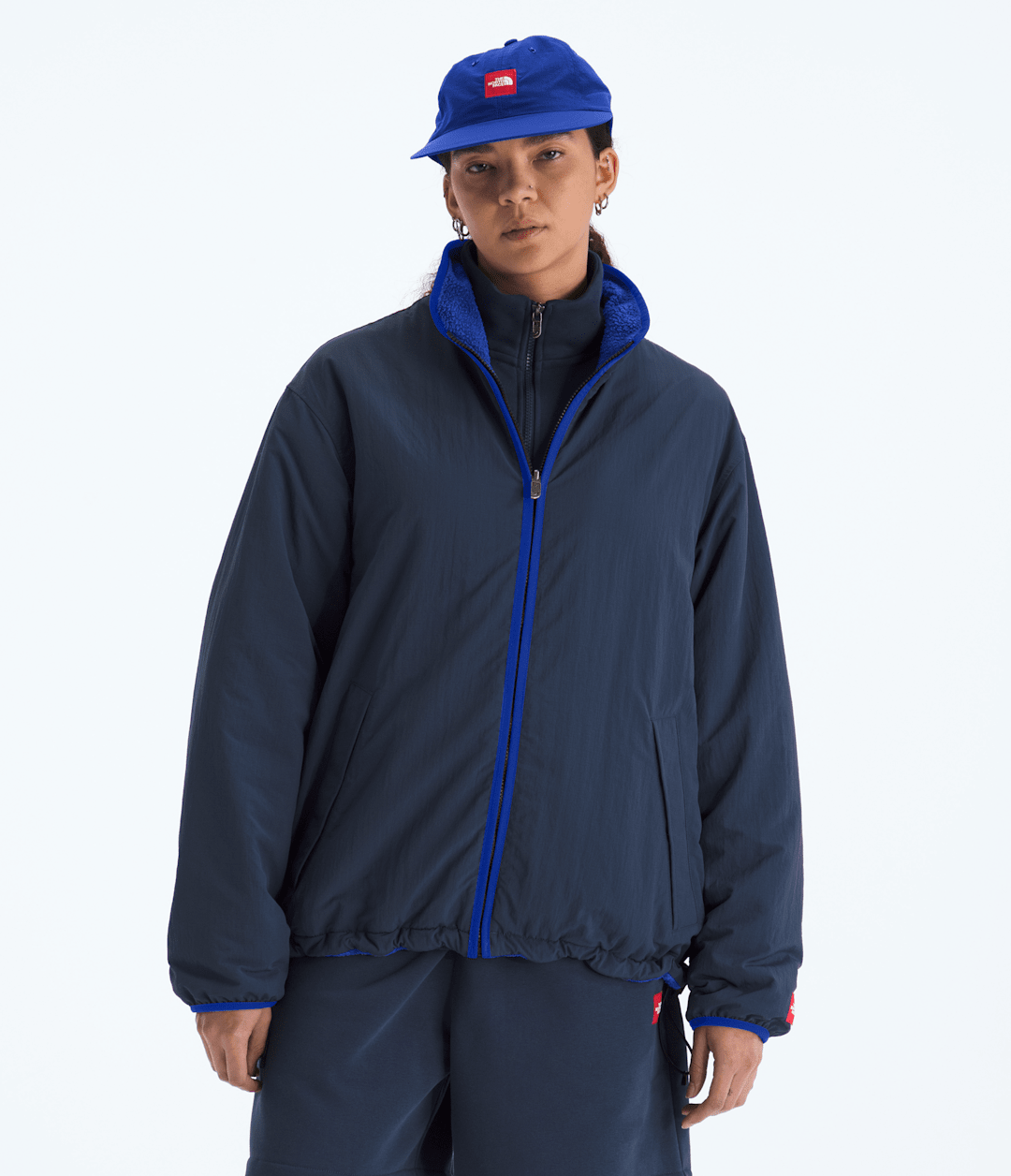 Men’s TNF™ Red Box Reversible Fleece Jacket / The North Face