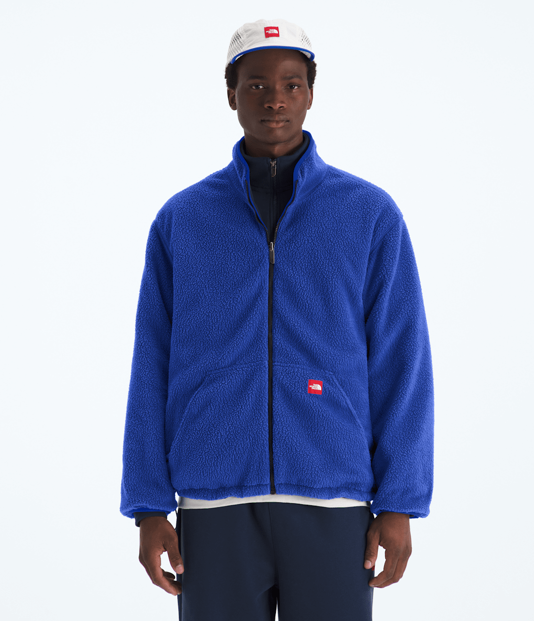 Men’s TNF™ Red Box Reversible Fleece Jacket / The North Face
