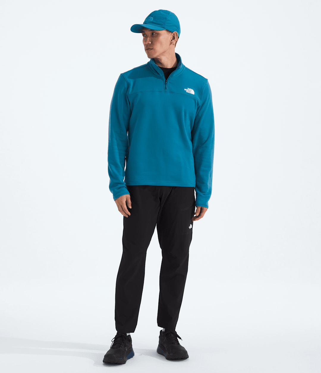 Men’s Cedar Trail Grid Fleece ¼-Zip / The North Face