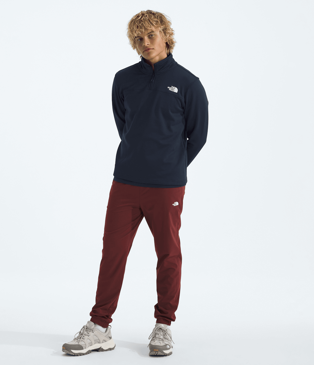 Men’s Cedar Trail Grid Fleece ¼-Zip / The North Face