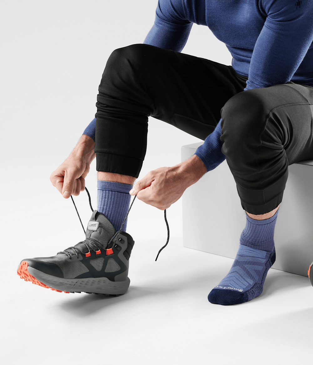 TNF X Smartwool HIKE Light Cushion Crew Socks / The North Face