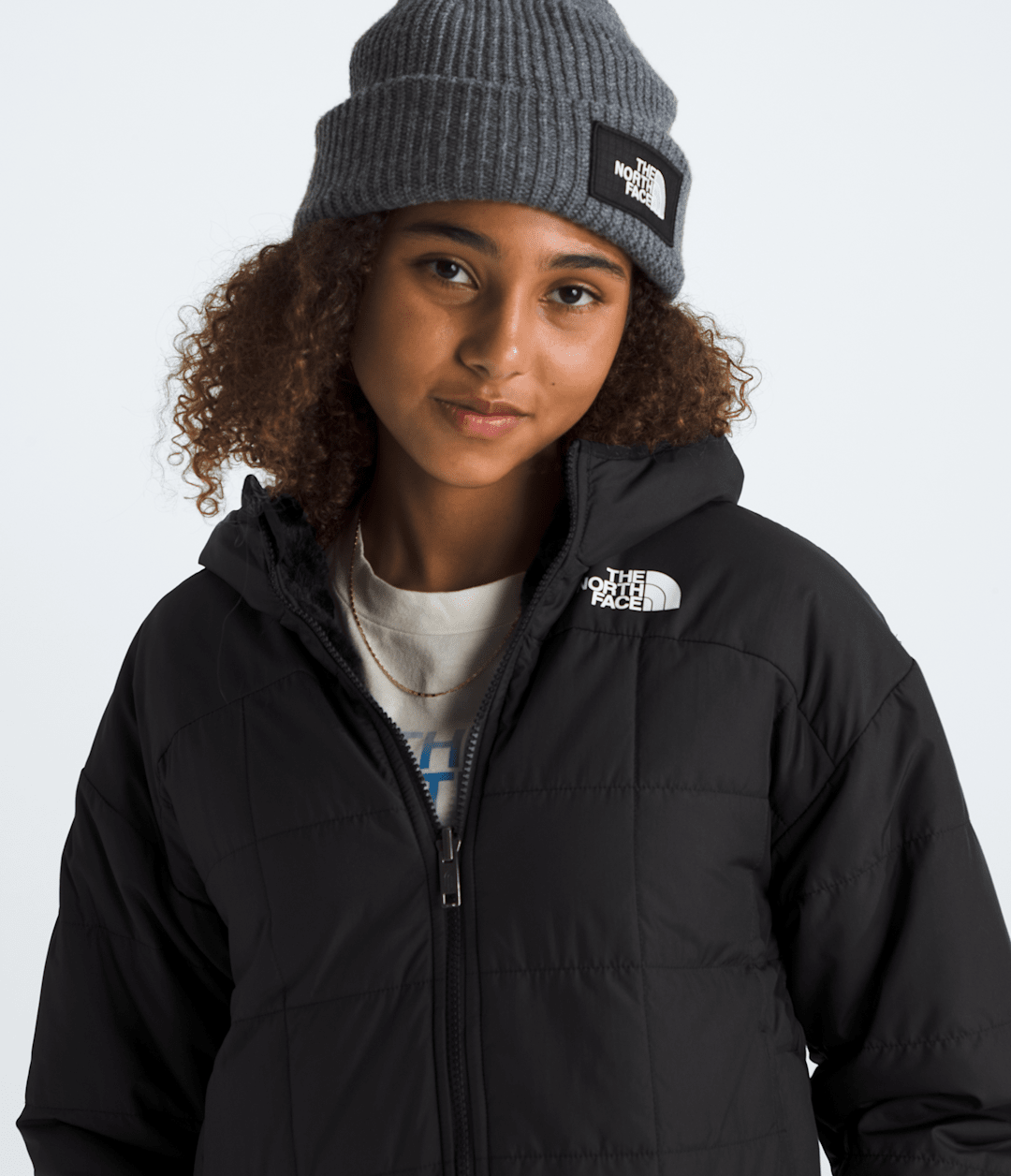 Girls’ Reversible Shasta Short Parka / The North Face