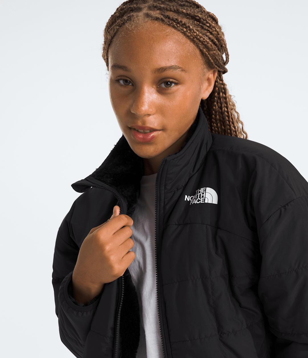 Girls’ Reversible Shasta Full-Zip Jacket / The North Face