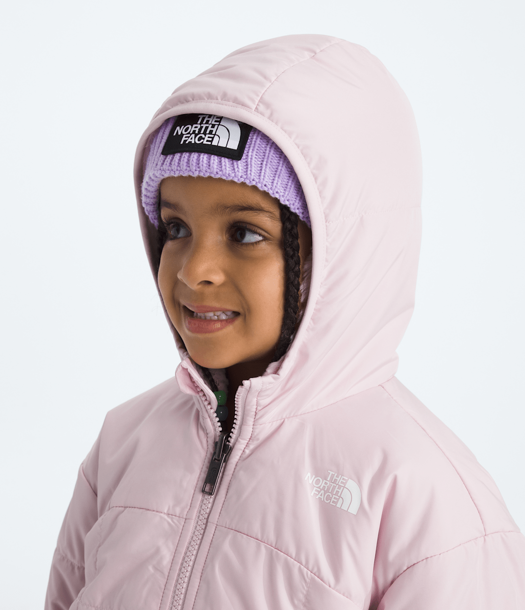 Girls’ Reversible Shasta Full-Zip Hooded Jacket / The North Face