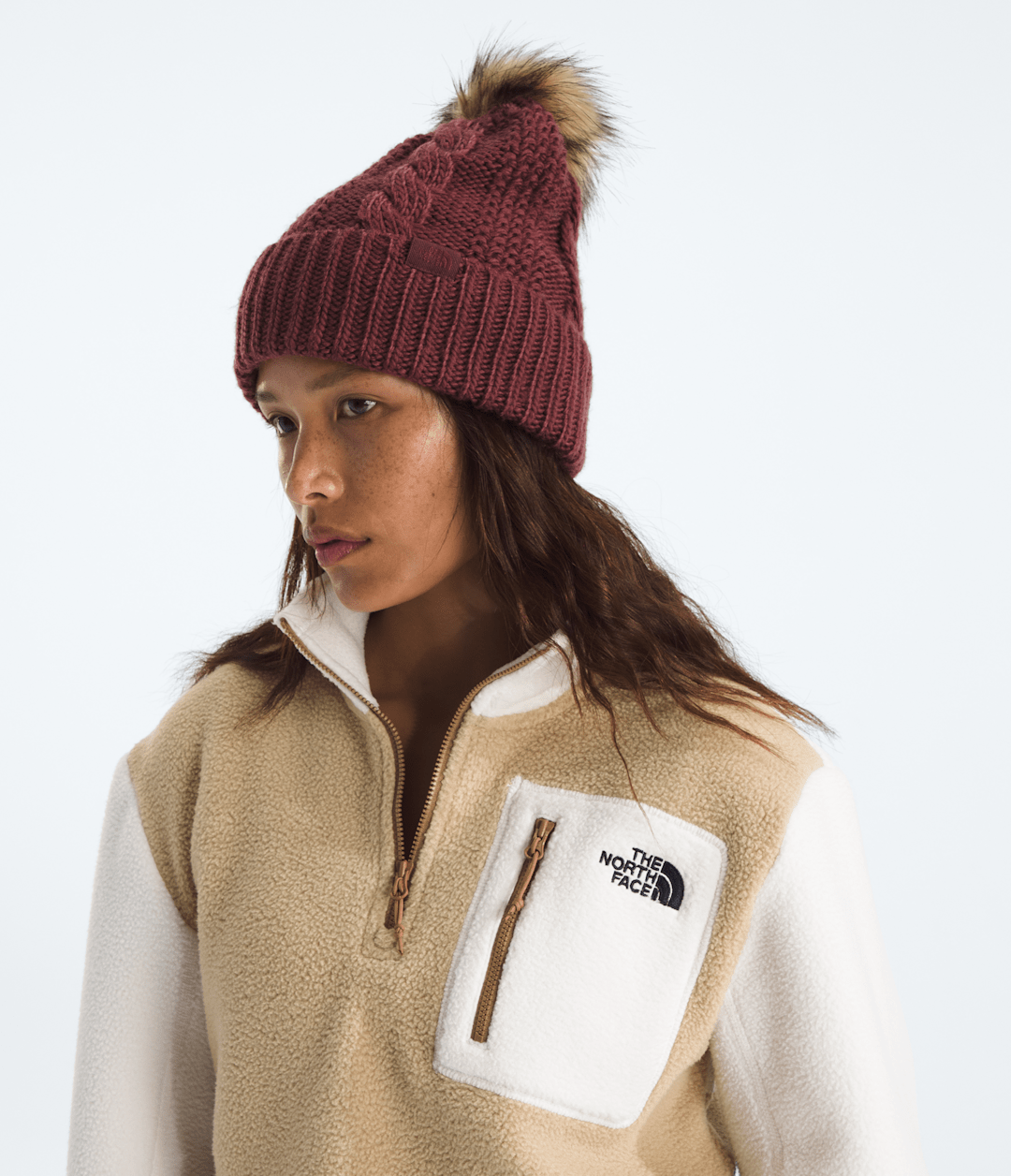 Women’s Oh Mega Fur Pom Beanie / The North Face