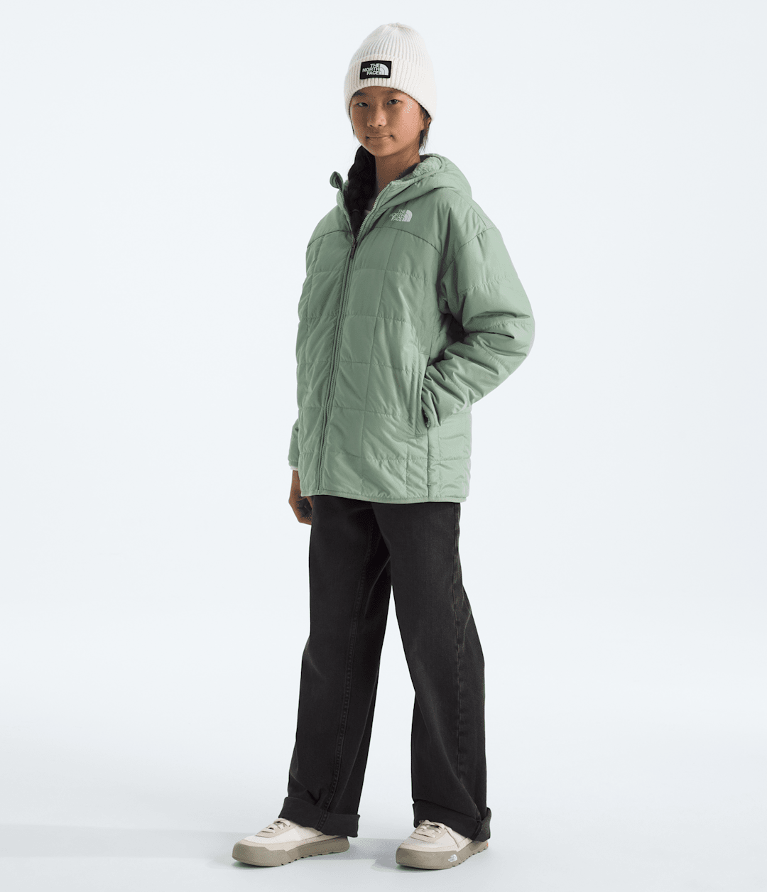 Girls’ Reversible Shasta Short Parka / The North Face