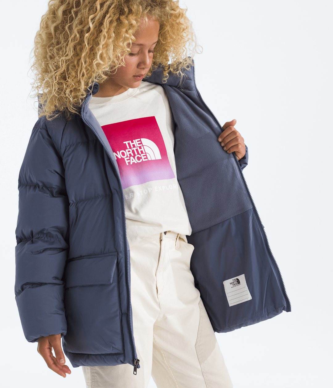 Boys’ & Girls’ North Down Fleece-Lined Short Parka / The North Face
