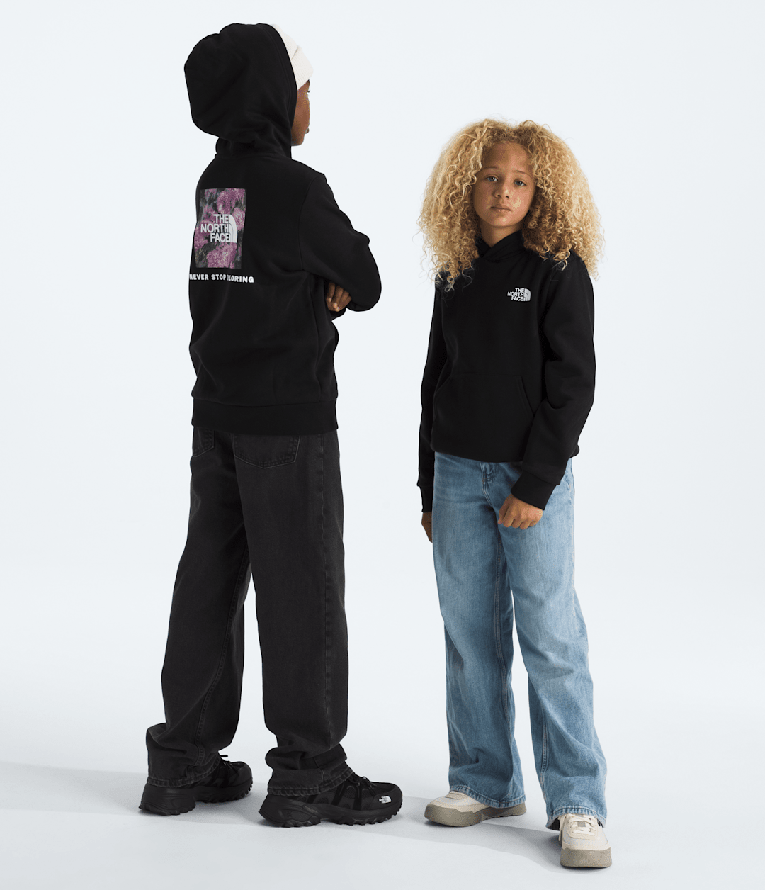 Boys’ & Girls’ Evolution Box NSE Pullover Hoodie—Graphic / The North Face