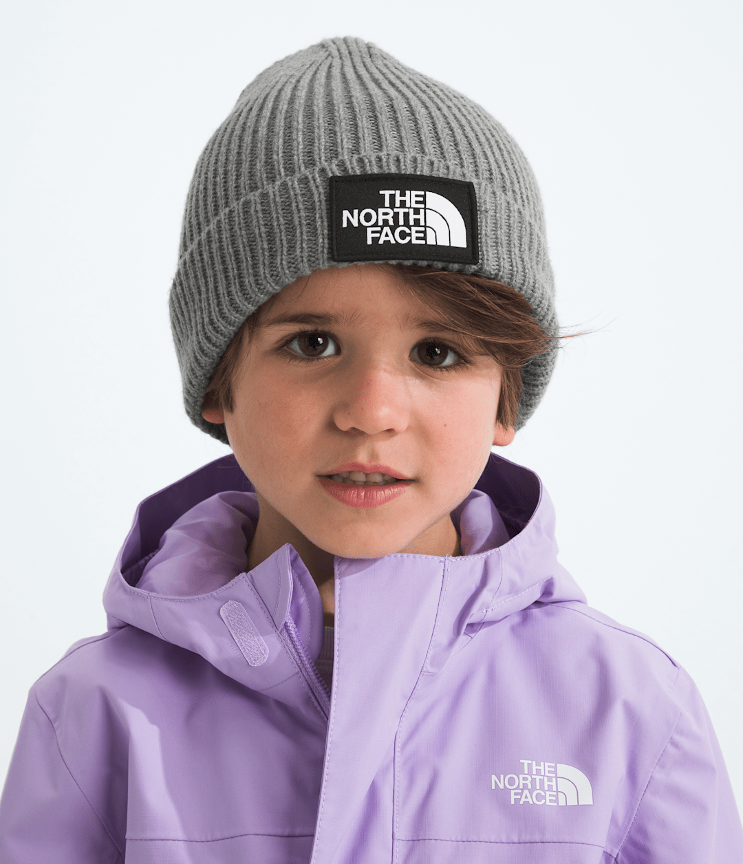 Kids’ TNF™ Logo Box Cuffed Beanie / The North Face